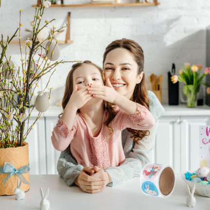 TG81319 NAKLEJKA WIELKANOCNA 100 SZT