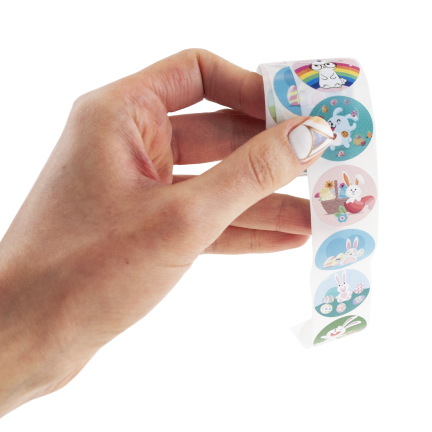 TG81319 NAKLEJKA WIELKANOCNA 100 SZT