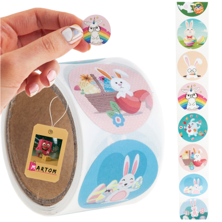 TG81319 NAKLEJKA WIELKANOCNA 100 SZT