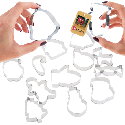 TG81335 FOREMKI DO CIASTEK 12SZT/KPL