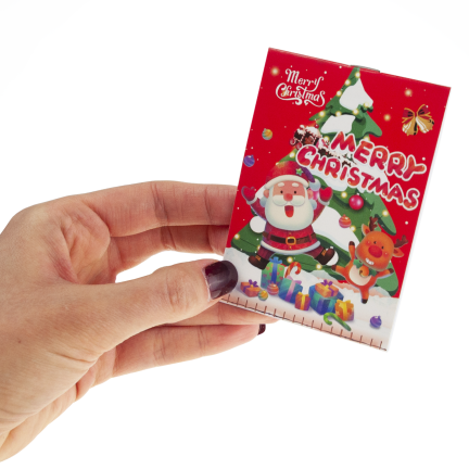 TG81339 Christmas school supplies set: ruler, pencils, notebook, pencil sharpener