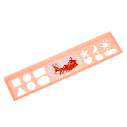 TG81339 Christmas school supplies set: ruler, pencils, notebook, pencil sharpener
