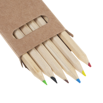 TG81341 BLEISTIFT BUNTSTIFTE 6PCS WERBEGESCHENKE KOSTENLOSER AUFDRUCK