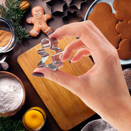 Vykrajovátka na sušenky, na vykrajování perníčků, sušenkový panáček, sada 5ks.