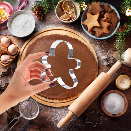 Vykrajovátka na sušenky, na vykrajování perníčků, sušenkový panáček, sada 5ks.