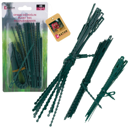 Plant ties, gardening clips, clips, vine clips, 45 pcs.
