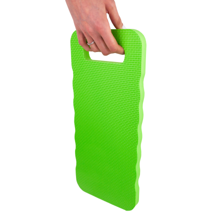 Foam mat, for knees, for kneeling, for weeding, green