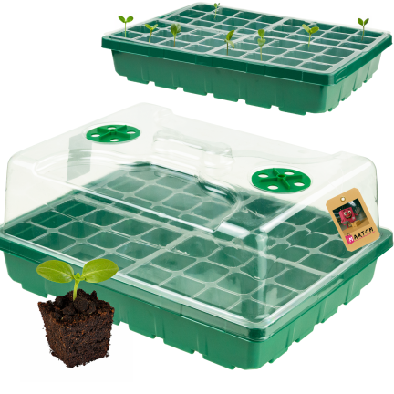 TG81375 Mini Greenhouse, Cold Frame for Germination, Seed Germinator, Seedlings, Ventilation, Sowing