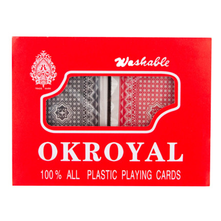 TG72984 2x POKER GAME CARD TALIA COATED CARD SET 108 PACKS. TRADIČNÍ