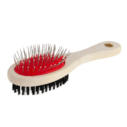 TM-00428 DOG CAT DUAL-SIDED BRUSH pro rozčesávání srsti