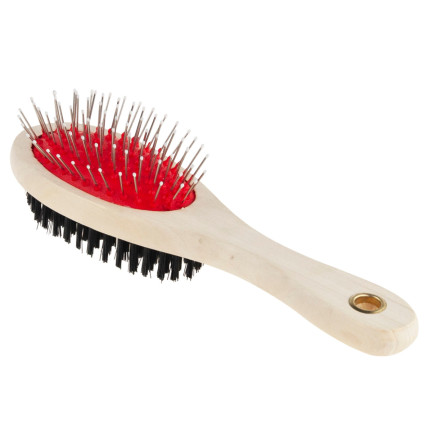TM-00428 DOG CAT DUAL-SIDED BRUSH pro rozčesávání srsti