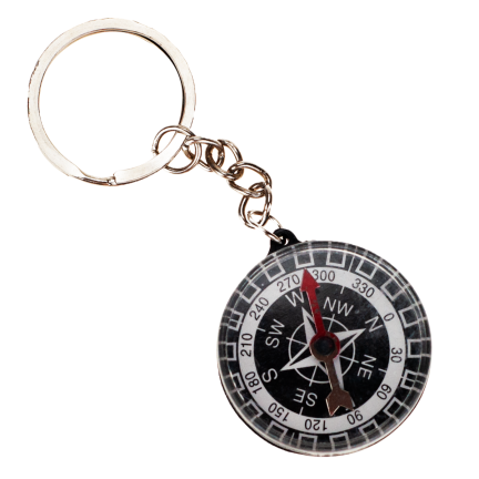 RR69 Pocket Compass for Hikers – Lightweight Keychain