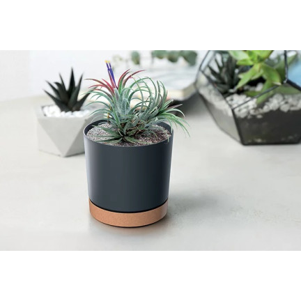 DPOD110-S433/4665W RUNDER TOPF TUBO PM ANTHRAZIT SCHUTZHÜLLE MIT BODEN