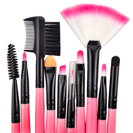 UR97 Schminkpinsel Set 24Stück rosa