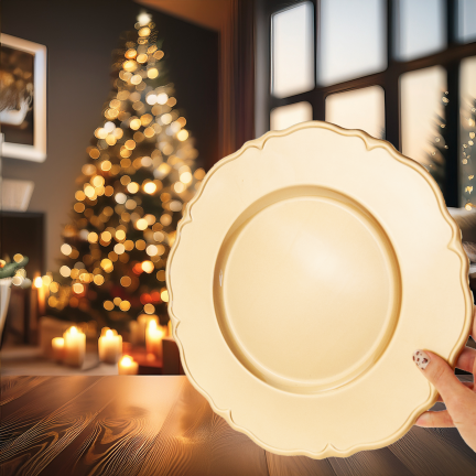 VEN8571 PODTALERZ GOLD 33X33X2CM