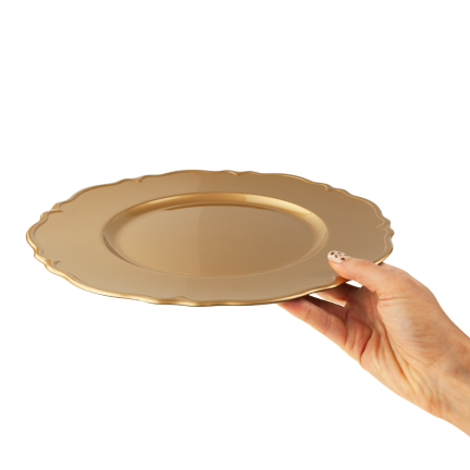 VEN8571 PODTALERZ GOLD 33X33X2CM