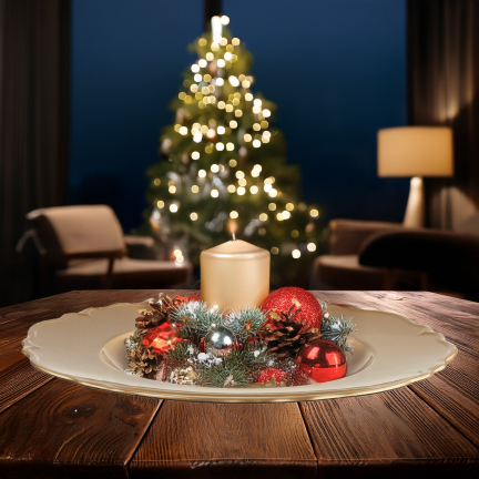 VEN8571 PODTALERZ GOLD 33X33X2CM