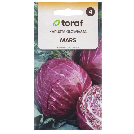 W1086 KOHLSAMEN KOPF ROTMARDER MITTELFRÜH FÜR SALATE