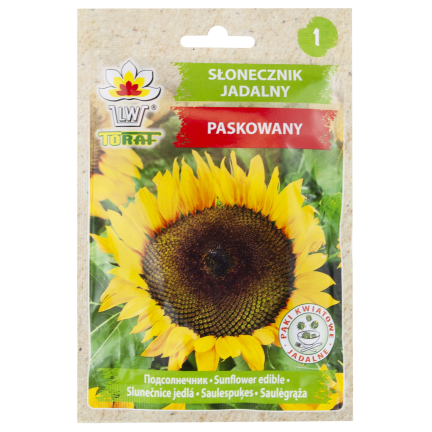 W1231 ESSBARE GARTEN-SONNENBLUME GESTREIFTES SAATGUT ZUR AUSSAAT SONNENBLUME 10G