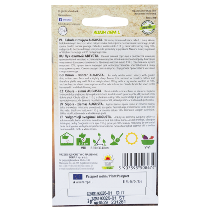 W8674 WINTERZWIEBEL WINTERZWIEBELSAATGUT AUGUSTA 2G