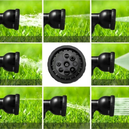 TG56056 Flexible, Stretchable Garden Hose, 22.5 m, with Spray Nozzle