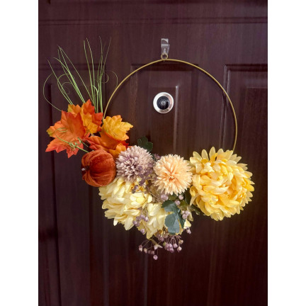 TG57548 DEKORATIVES REIFENRAD DEKORATIVE BASIS FÜR GIRLANDEN 30CM METALL