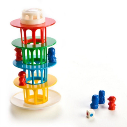 TG55521 BALANCIERTURMSPIEL WACKELNDER, SCHIEFER TURM
