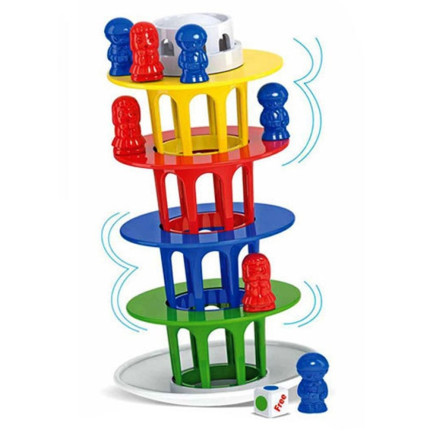 TG55521 BALANCIERTURMSPIEL WACKELNDER, SCHIEFER TURM