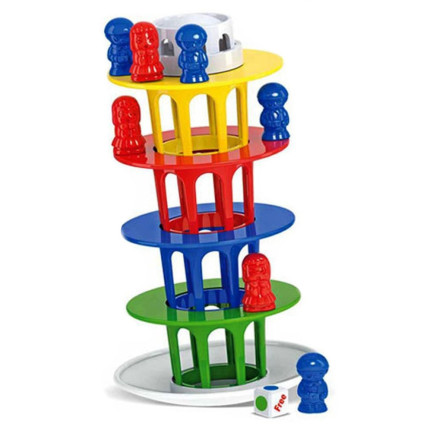 TG55521 BALANCIERTURMSPIEL WACKELNDER, SCHIEFER TURM