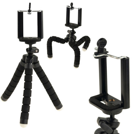 WW28 DREIBEINIGES STATIV FLEXIBLER TELEFONHALTER DREIBEINIG