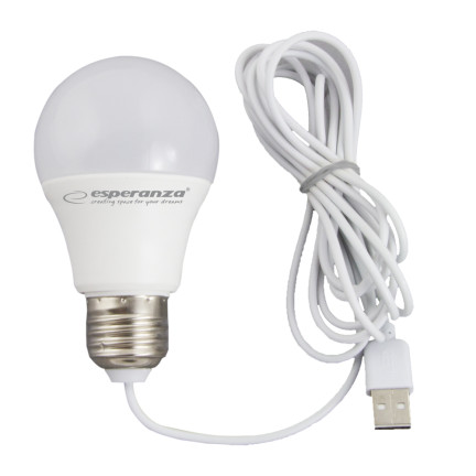 ELL170 ESPERANZA LED ŽÁROVKA USB 5W