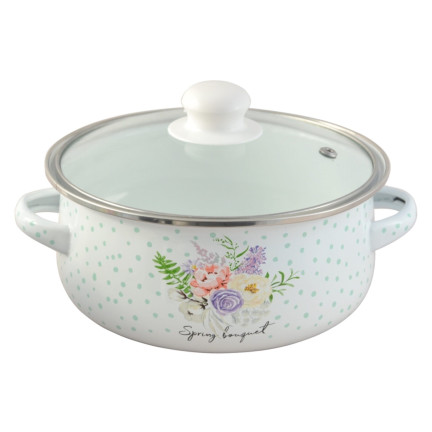 TD9 smaltovaná sada 6 kusů nádob na jaro