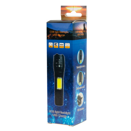 XA047 ZOOM USB COBE LED TAKTISCHE TASCHENFACKEL