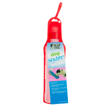 XA124B přenosná láhev pro psy se svorkami 250 ml