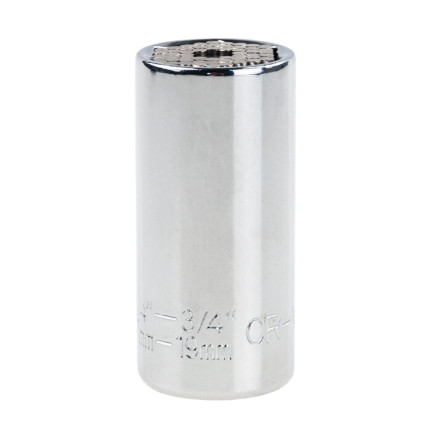 XJ3445 UNIVERSAL-Steckschlüssel 7-19 mm 1/4-3/4 + BIT-SOCKEL FÜR ANTRIEB