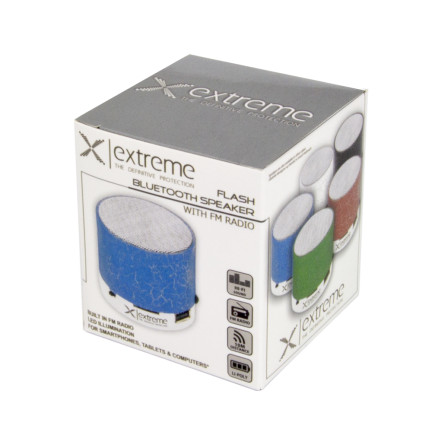 XP101B EXTREME BLUETOOTH REPRODUKTOR FM FLASH BLUE