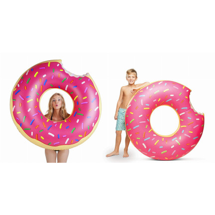 TG48122R PLÁŽOVÉ NAFUKOVACÍ KOLO DONUT RŮŽOVÉ