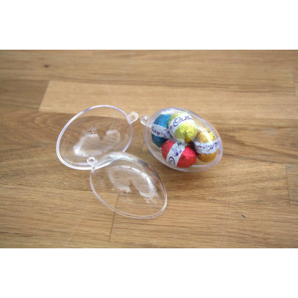 TG35238 Acrylic Egg, 8 cm Plastic Egg, for Decorating, Easter Decorations