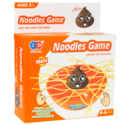 TG67273 BIER SPIEL FALLEN POO SPAGHETTI FAMILIE ARCADE SPASS