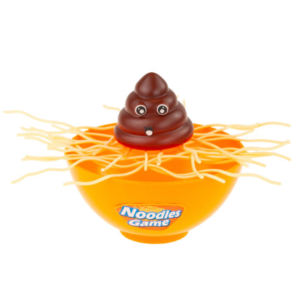 TG67273 BIER SPIEL FALLEN POO SPAGHETTI FAMILIE ARCADE SPASS