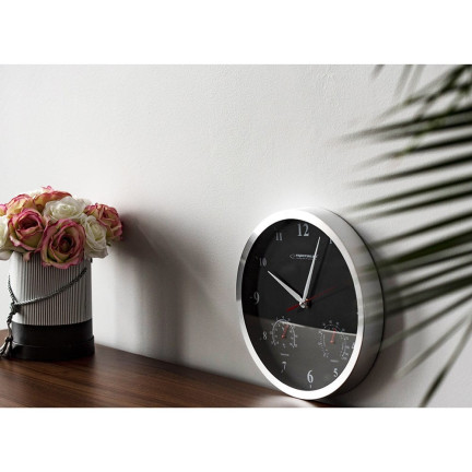 EHC008K WANDUHR SCHWARZ WILHOTNOŚCIOMIERZ THERMOMETER 3IN1 ESPERANZA EHC008K