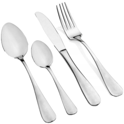 TG67251 BESTECK SET 6 PERSONEN DINNER SET 24 TEILE BESTECK IN STAHL