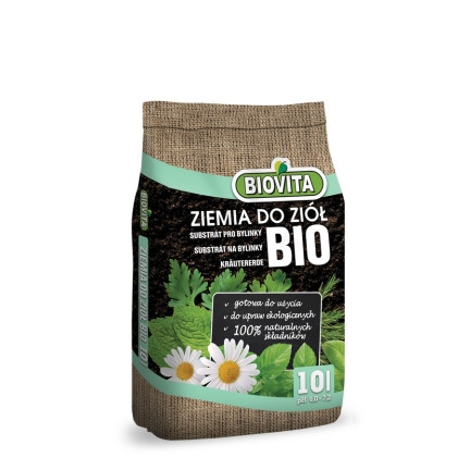 BIO30 Biovita Erde, BIO-Substrat für Kräuter, Natural 10L