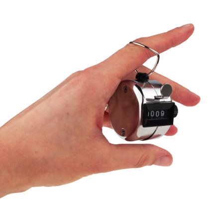 ZW22 CLICKER CLICKER MANUÁLNÍ MECHANICKÉ POČÍTADLO ANALOGOVÝ KROKOMĚR PRO POČÍTÁNÍ