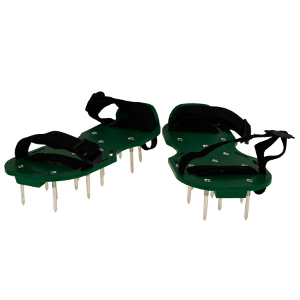 ZW30 GARTEN AERATOR SANDALE SCHUH OVERLAYS SPIKED RASENSTECHER