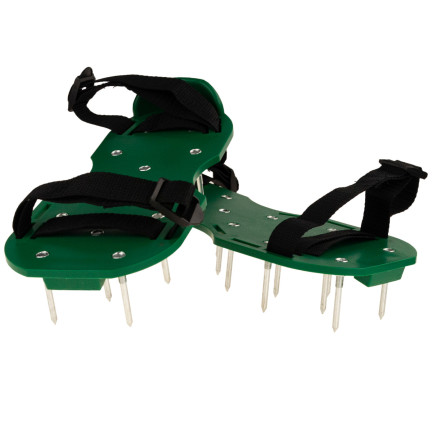 ZW30 GARTEN AERATOR SANDALE SCHUH OVERLAYS SPIKED RASENSTECHER