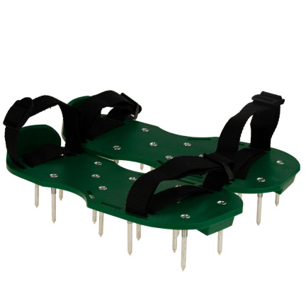 ZW30 GARTEN AERATOR SANDALE SCHUH OVERLAYS SPIKED RASENSTECHER