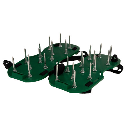 ZW30 GARTEN AERATOR SANDALE SCHUH OVERLAYS SPIKED RASENSTECHER