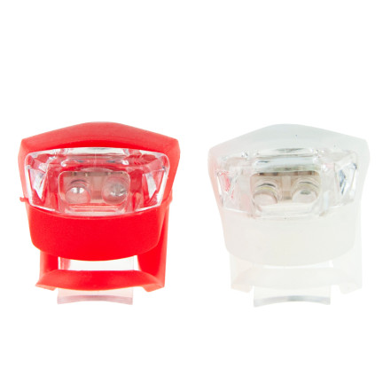 ZW39 LED FAHRRADLAMPE VORNE HINTEN 2 STÜCK
