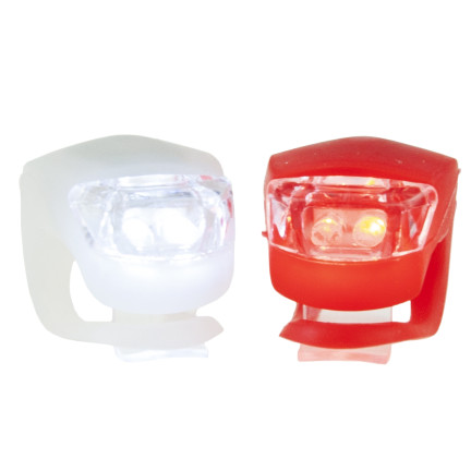 ZW39 LED FAHRRADLAMPE VORNE HINTEN 2 STÜCK